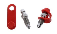 for CITROEN C4 PICASSO 2 FRONT S/STEEL Brake Caliper Bleed Screws +Caps(15SSRx2) picture