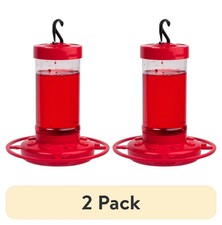 2 pack First Nature Hummingbird Feeder, 16 oz, Red, Plastic picture
