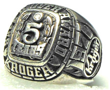 Kroger Supermarket Co. 5 Yr. driver employee service award ring with real 💎 picture