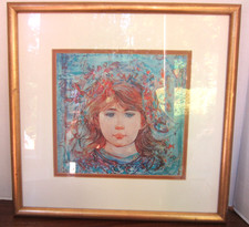 Edba Hibel picture Monique Limited edition 1978 16.5