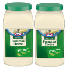 2 Pc Kraft Grated Parmesan Cheese 4.5 lbs. Freshly Grated Perfect for Pasta and picture