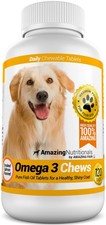 Amazing Omega 3 for Dogs - Omega 3 Fish Oil for Dogs Supplement for Itchy Ski... picture