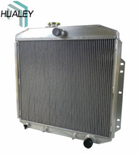 5 Row Aluminum Radiator Fits 1957-1960 Ford F100 Chevy V8 Engine Configuration picture