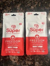 The Super Patch : FREEDOM - 2 Packs of 28 Patches picture