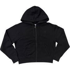 Champion Women's Relaxed Fit Drop Shoulder Fleece Full-Zip Jacket (Black, L) picture