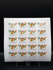 2021 USPS Happy Birthday Forever Stamp Sheet of 20 Collectible Stamps picture