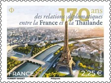 France - 170 years of diplomatic relations between France and Thailand Eiffel To picture