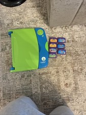 LeapFrog LeapPad Learning System w/ and  7 cartridges picture