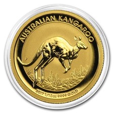 2017 Australia 1/10 oz Gold Kangaroo BU Coin Rare picture