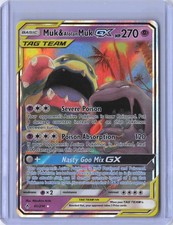 Muk & Alolan Muk GX Holo Unbroken Bonds UNB 61/214 Near Mint picture