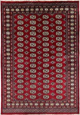 6x9 Classic Handmade Pakistan Bokhara Soft Wool Rug #B-3 picture
