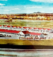 Charterhouse Motor Hotel Postcard Bangor Maine Lusterchrome c1940-50s PCBG1B picture