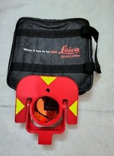 Leica Original GPR111 Circular Prism Holder And Target Plate With Carry Bag picture