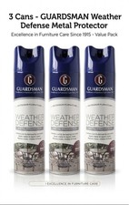 3 Pack Guardsman Clear Metal Protector Weather Defense Spray Outdoor Furniture picture