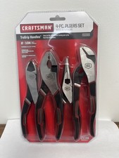 Craftsman 4pc Pliers Set w/ TruGrip Handles 9-02089 NEW picture