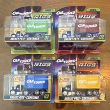 MGA Sneaky Pete Container Rigs Series 1 CarTuned Diecast Truck 2-Way Display 1-4 picture