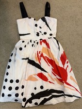 ⁠Diane von Furstenberg DVF Carana Dress Cotton Blend Womens Size XS picture