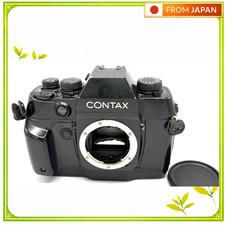 [EX+3] Contax AX 35mm SLR Film Camera Black Body Only Data Back D-8 Ship Free picture