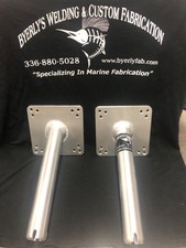 Two Heavy duty Downrigger Gimbal Mounts 15 degree Fits Scotty downriggers picture