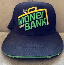 WWE Money In The Bank 2023 London England Green/Yellow 23 Hat Cap Rare New picture