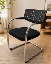 Vintage Vitra Visavis Chair by Antonio Citterio Glen Oliver Löw Chrome picture
