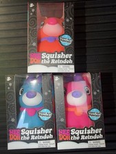 1xNeeDoh The Reindoh Squisher BLUE Schylling Reindeer Sensory Toy Official picture
