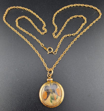 Victorian RL 14k Gold-Filled Butterfly Fob Charm Pendant 21