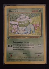 Bulbasaur 044/102 Base Set Shadowless 1st Edition German picture