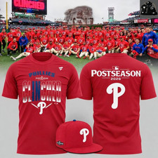 NEW HOT  P. Phillies 2026 MLB Postseason Clinched Tee Shirt Size S-4XL picture
