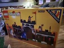 LEGO 6059 Castle Black Knight's Stronghold Open Box Sealed Bags 1990  picture