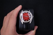 [SERVICED] Rare Vintage 1966 Seiko Skyliner Red Dial 21 Jewels 6222-8000 picture
