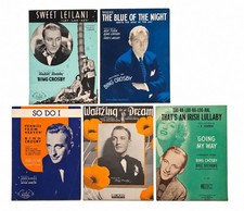 1931-1944 Bing Crosby Sheet Music Lot 5 Movie Covers Sweet Leilani Going My Way picture