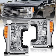 Halogen Headlights for 2017-19 Ford F250 F350 F450 F550 Super Duty picture