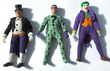Vintage Mego Superhero Figure Lot WGSH DC Rogues Joker Penguin Riddler Clean 70s picture