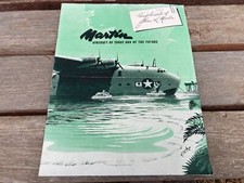 VTG GLENN MARTIN AIRCRAFT OF TODAY & FUTURE PROMOTIONAL AIRCRAFT BOOKLET picture