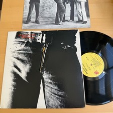 1970s Rolling Stones Sticky Fingers US Press W/Zipper Warhol Art OG Sleeve VG+ picture