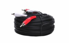 2 RCA Male to 2 RCA Male Audio Cord Cable TV Stereo Receiver 25 50Ft 75 100 Ft picture