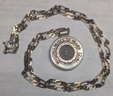 Authentic Widows Mite Coin Pendant Necklace .925 Silver Biblical Jewelry w/Chain picture
