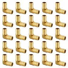 EFIELD  25-Pack  Pex Barb Crimp Brass Fittings 1/2