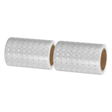 2Pcs, Reflective Tape 4 Inchx10 ft Waterproof Reflector Tape White picture