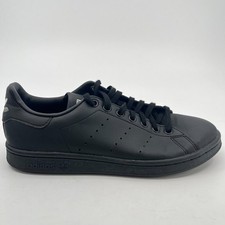Adidas Stan Smith Mens Size 6 Triple Black Athletic Lifestyle Shoes Sneakers picture