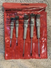 Rare Sears Craftsman Professional 5pc Micro Tech Torx Screwdriver Ser 41499 picture