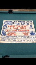 HISTORIC 1975 NWA MID ATLANTIC WRESTLING POSTER ANDRE THE GIANT . WWF WWE AWA picture