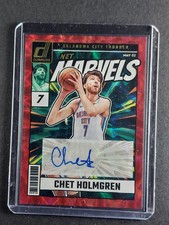 2024-25 Donruss International  Red Chet Holmgren Net Marvels Auto. Rare picture