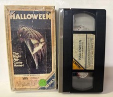 RARE Original Release 1978 Halloween VHS Media Two Tone Khaki Tape picture
