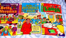 3 ARCHIE COMIC BOOKS-BETTY VERONICA,LAUGH,RIVERDALE HIGH-BRONZE-VERY GOOD picture