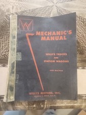 1950-55 WILLYS CAR SERICE REPAIR MANUAL ORIGINAL picture