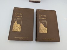 LES RUINES DES VOSGES Tome 1 & 2 - EMILE WAGNER - 1910 picture