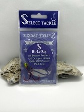 5 Hi Lo Fishing rigs. Fluorocarbon Leader. All Bottom Fish. Hand Tied. picture