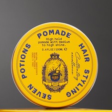 Seven Potions Hair Styling Pomade High Hold 100ml, Natural, Vegan, Cruelty Free picture